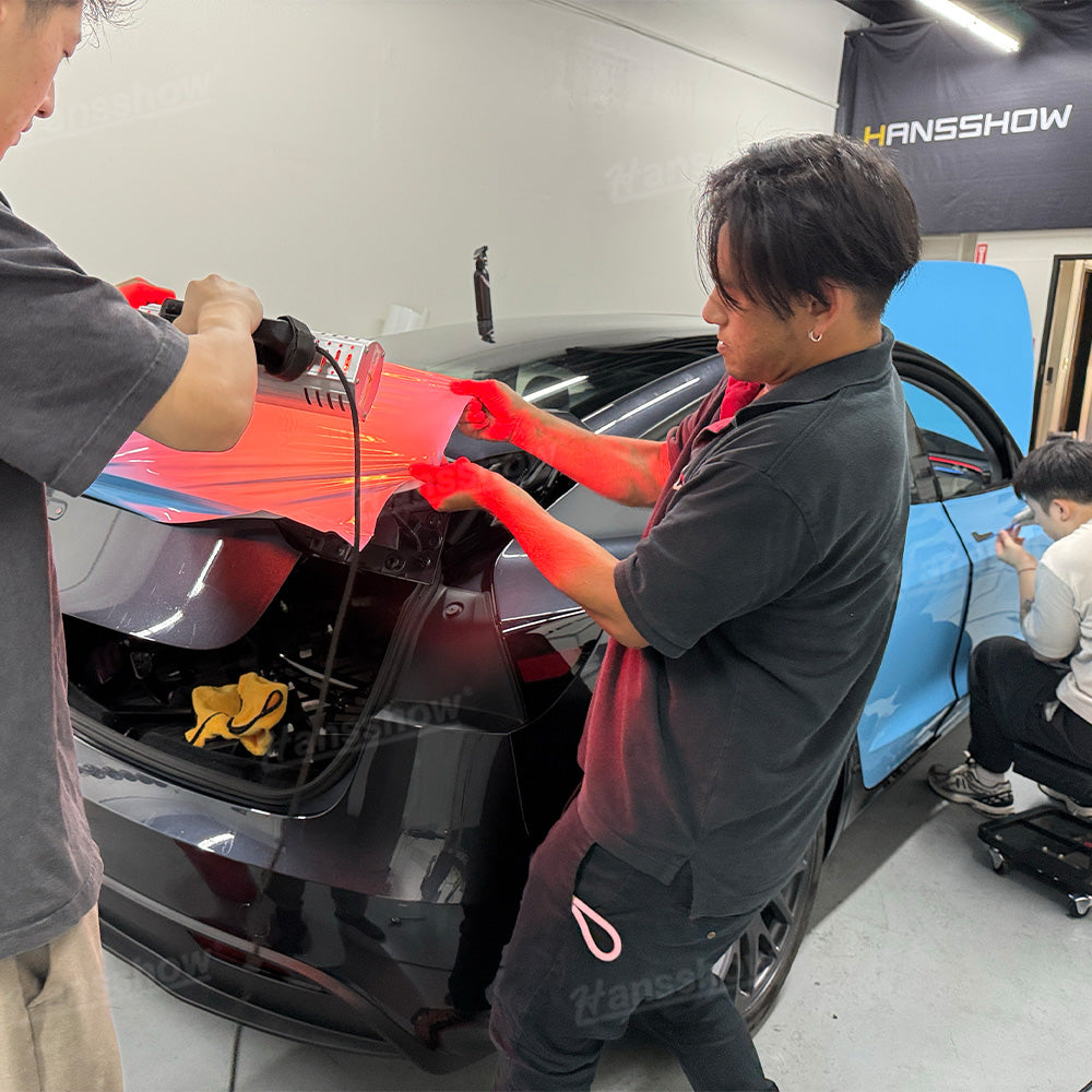 Tesla Model S with PPF - Front Angle