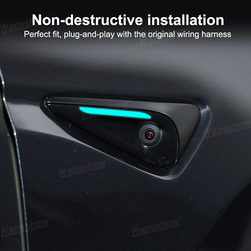 Model Y Juniper Rear Window Ambient Lighting detail