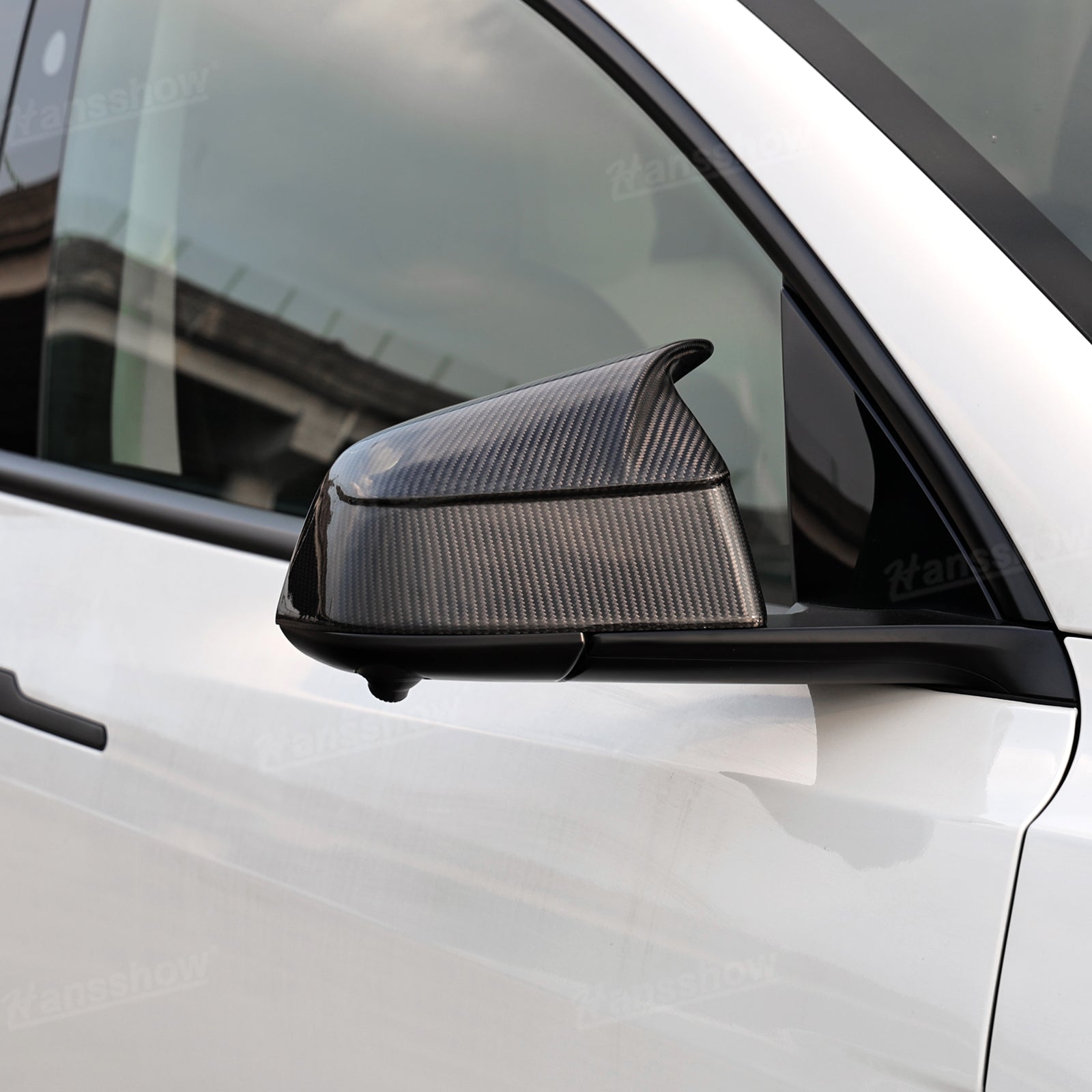 Model Y Juniper Real Carbon Fiber Exterior Accessories Side Mirror Covers &...