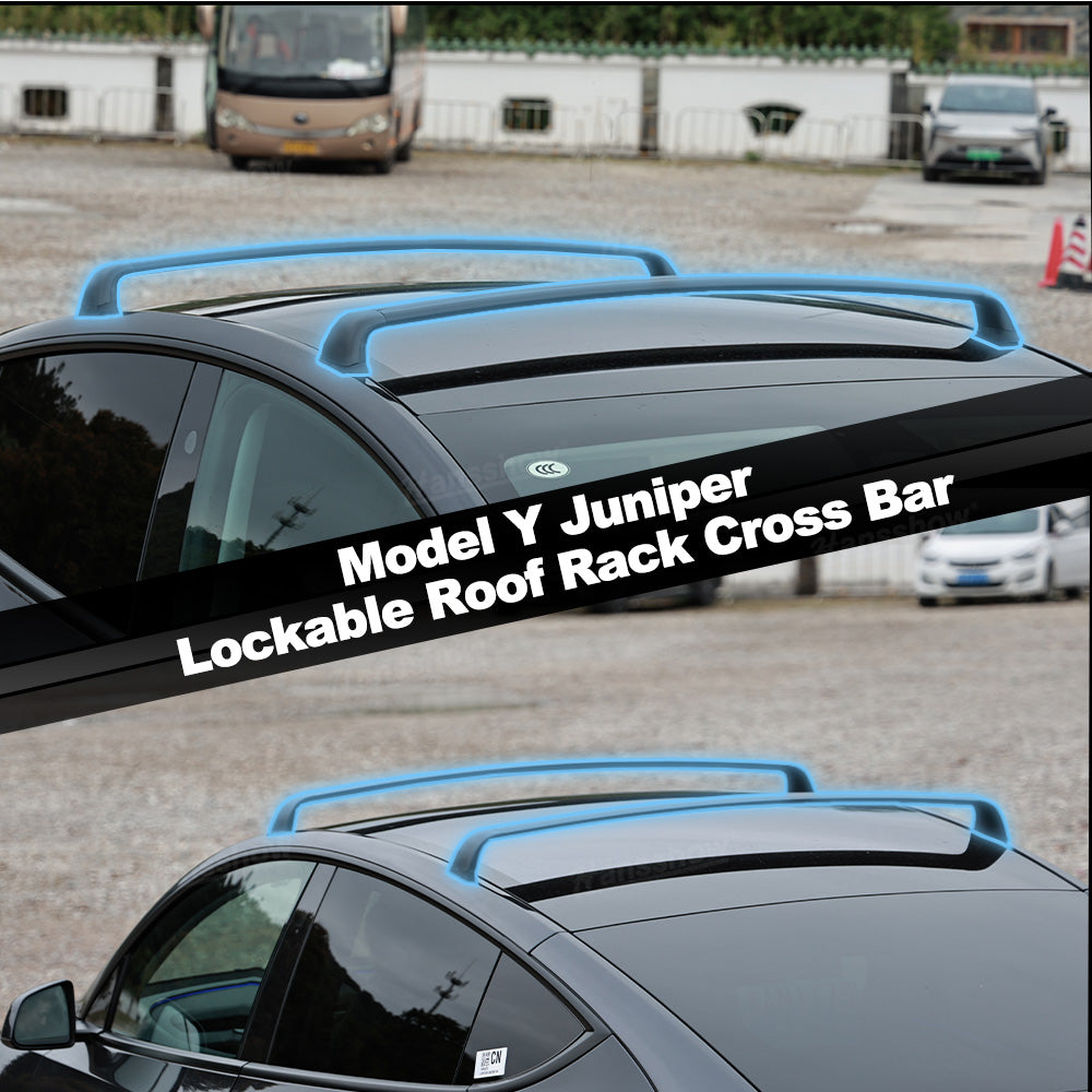 Model Y Juniper Roof Rack Crossbars for Tesla close-up detail