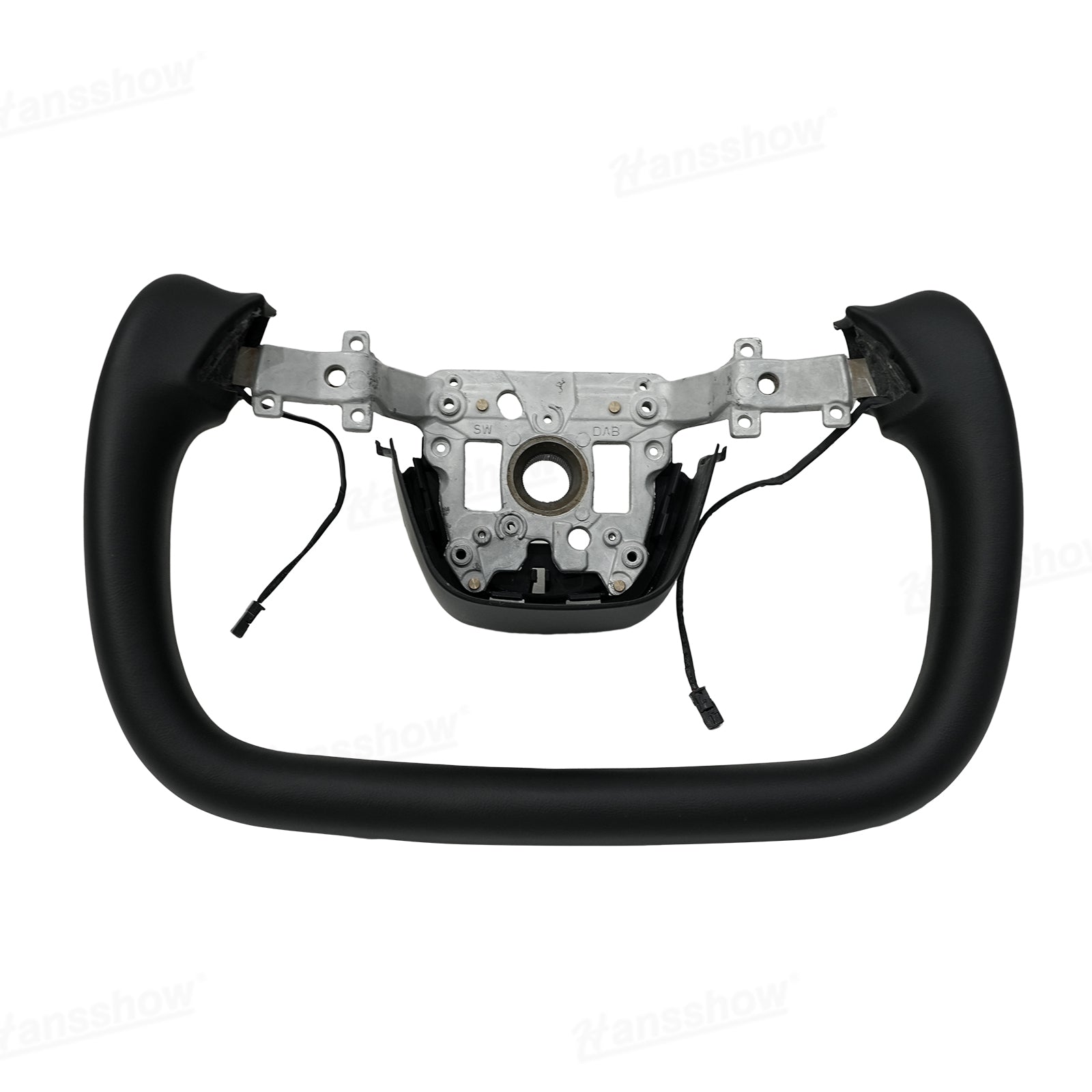 Model Y Yoke Steering Wheel Nappa racing-inspired style