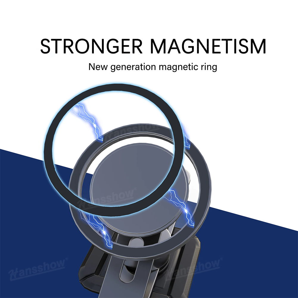 Phone Holder Adjustable Magnetic Phone Mount for Tesla Model Y Juniper - side angle