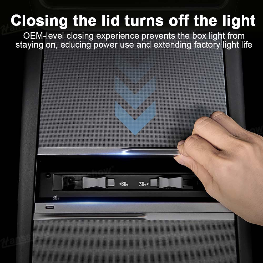 Model Y Juniper GaN USB Charging Hub with charging devices