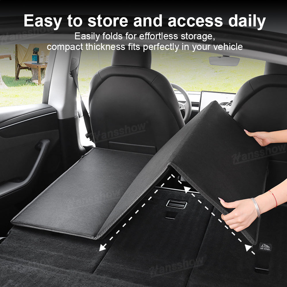 Model Y Juniper Trunk Gap Filler Board Foldable Car Bed Extension side view