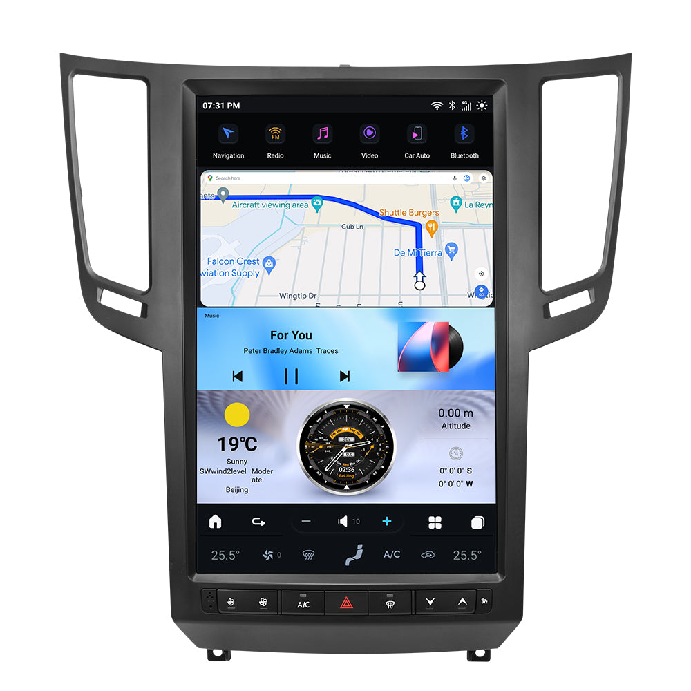 Infiniti FX35 FX37 FX50 QX70 (2009-2016) Android Head Unit | SquareWheels G-Series