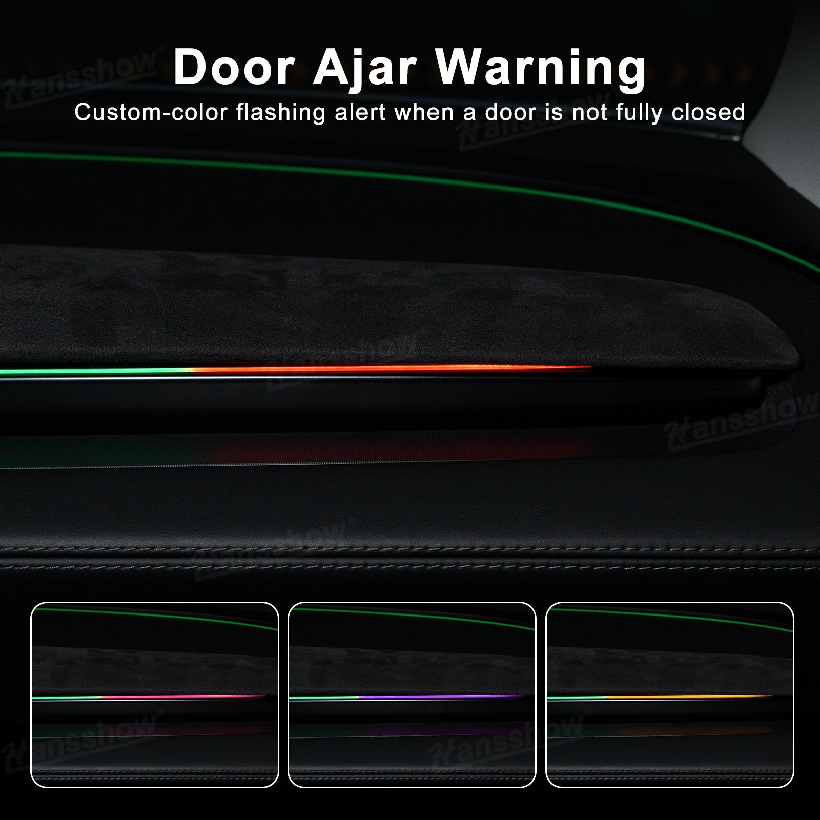 Streamer Ambient Light for Tesla Model Y & 3 user interface