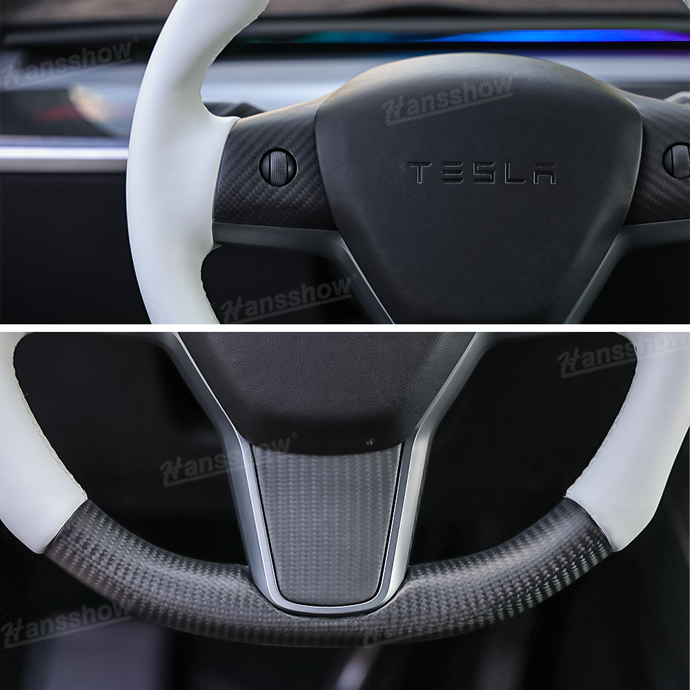 Tesla Model Y/3 Steering Wheel - Elegant Design Overview