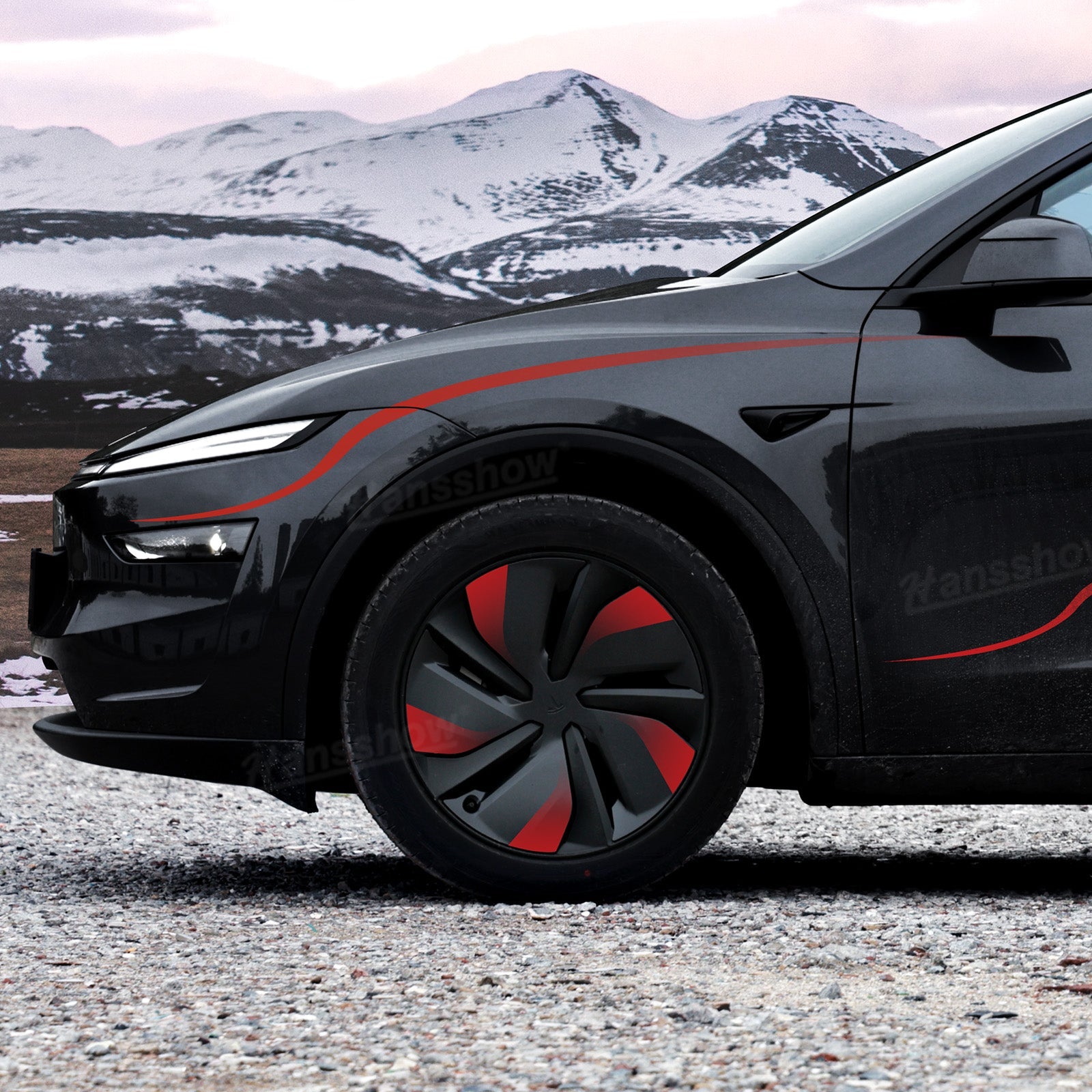 Model Y Juniper Custom Stripe Decal Kit with Interactive Line Style