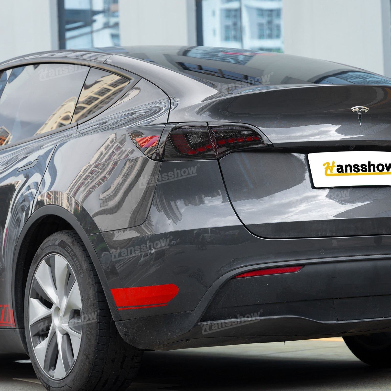 Model Y/3 LED Tail Lights Sequential Dynamic Dragon Scale - sequential signal in action