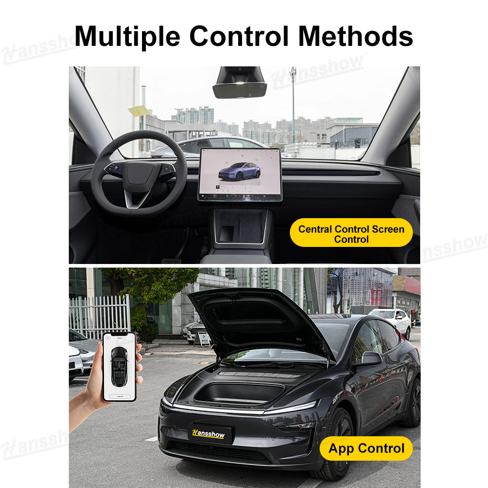Model Y Juniper Silent Front Trunk Electric Suction Lock close-up