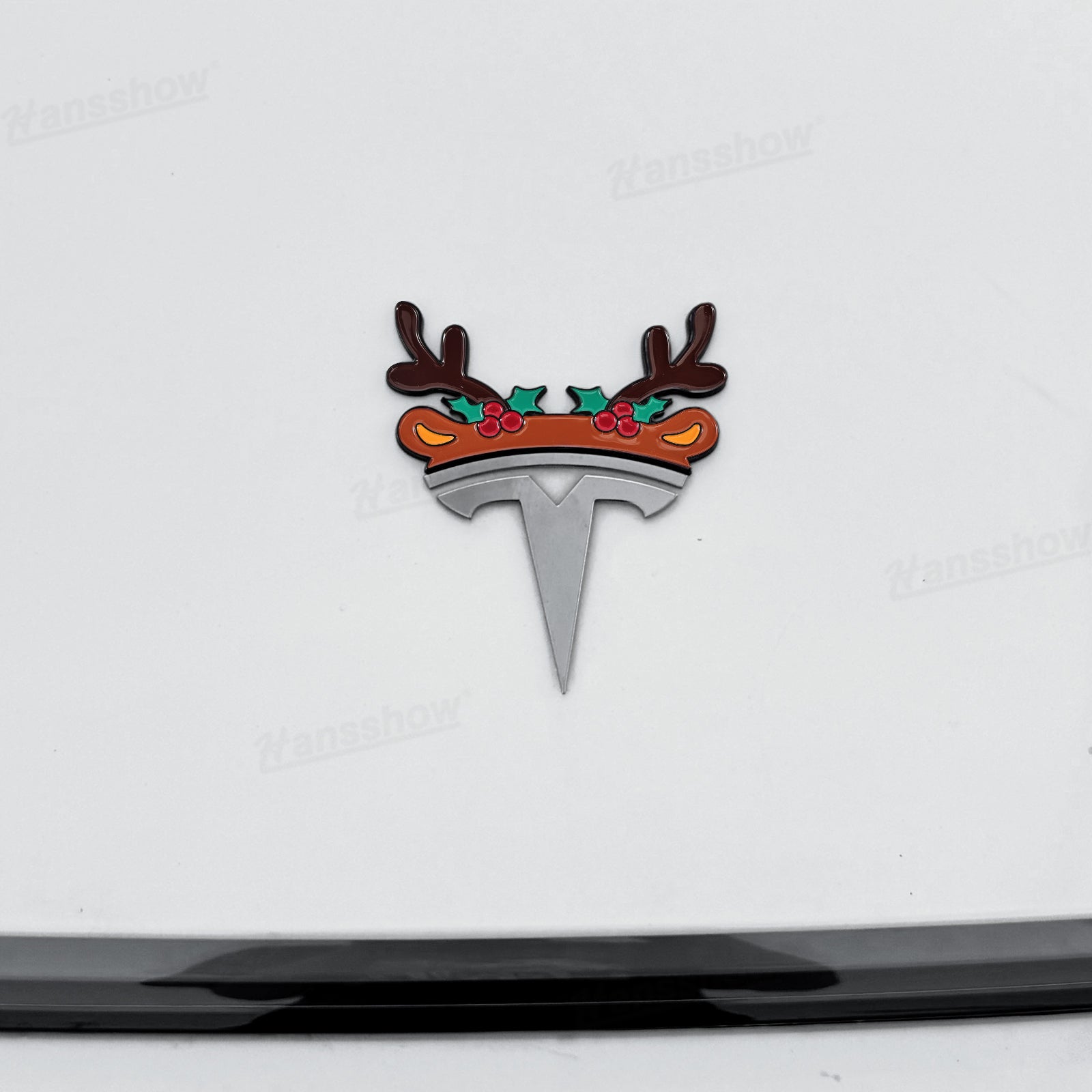 3D Christmas Decorations Waterproof Sticker Cartoon Emblem Decal for Tesla...