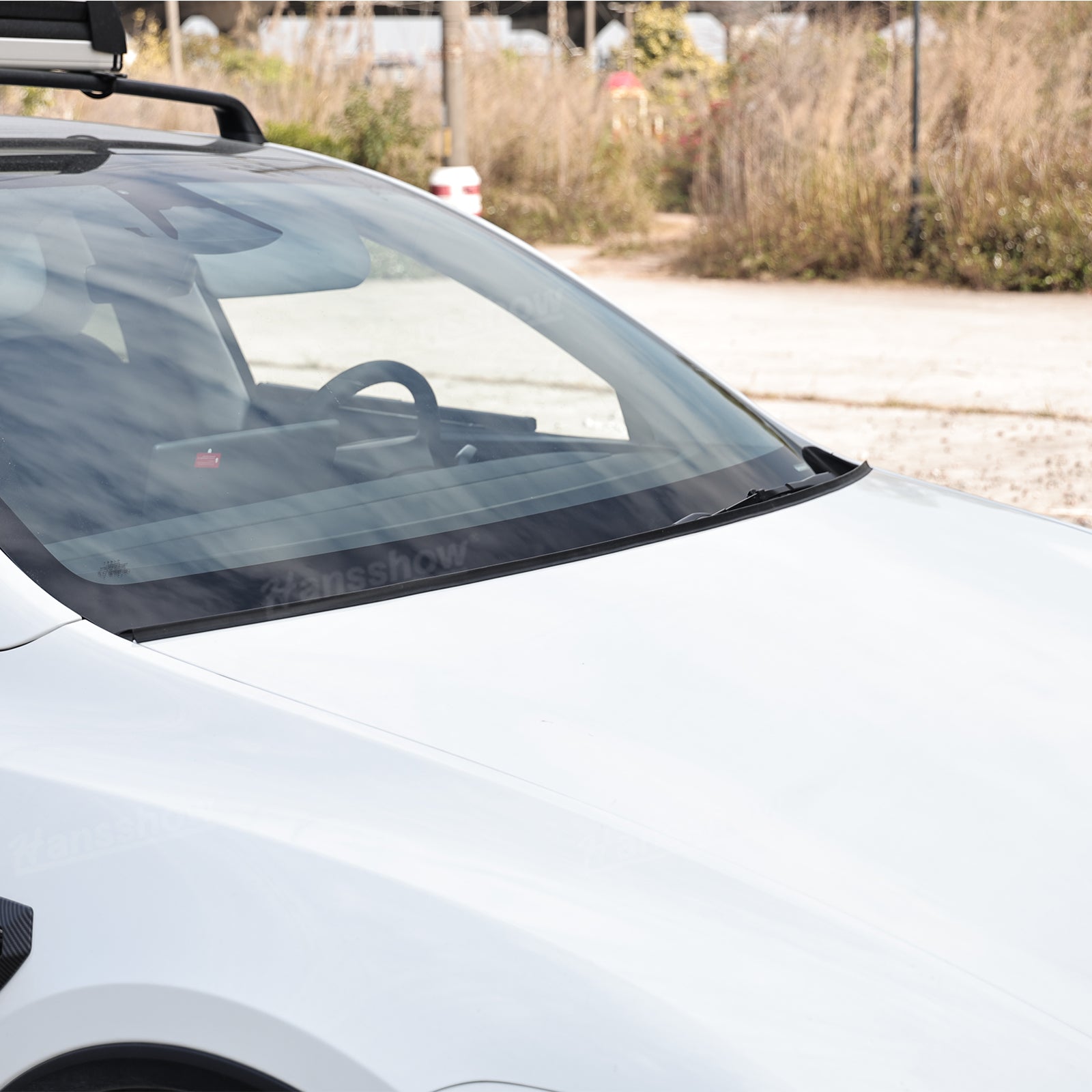 Model Y Juniper Hood Wind Deflector with dust protection