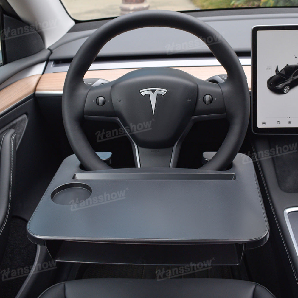 Steering Wheel Desk for Tesla Model Y front view