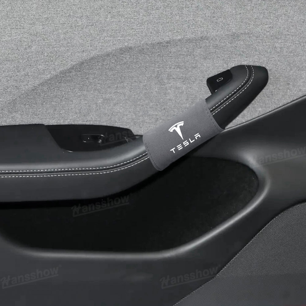 Model Y Juniper Alcantara door handle covers installation process