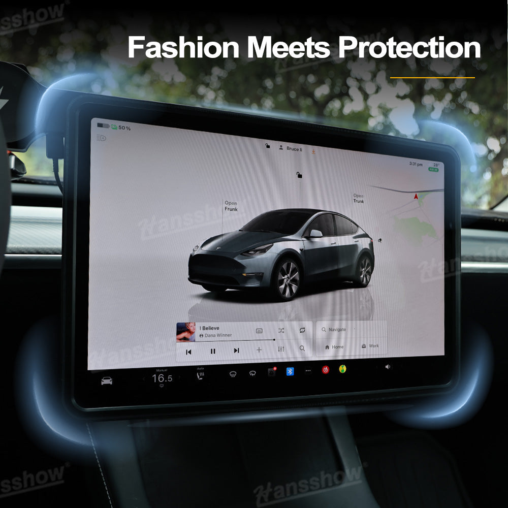 Model 3/Y Screen Ambient Light with ambient glow effect