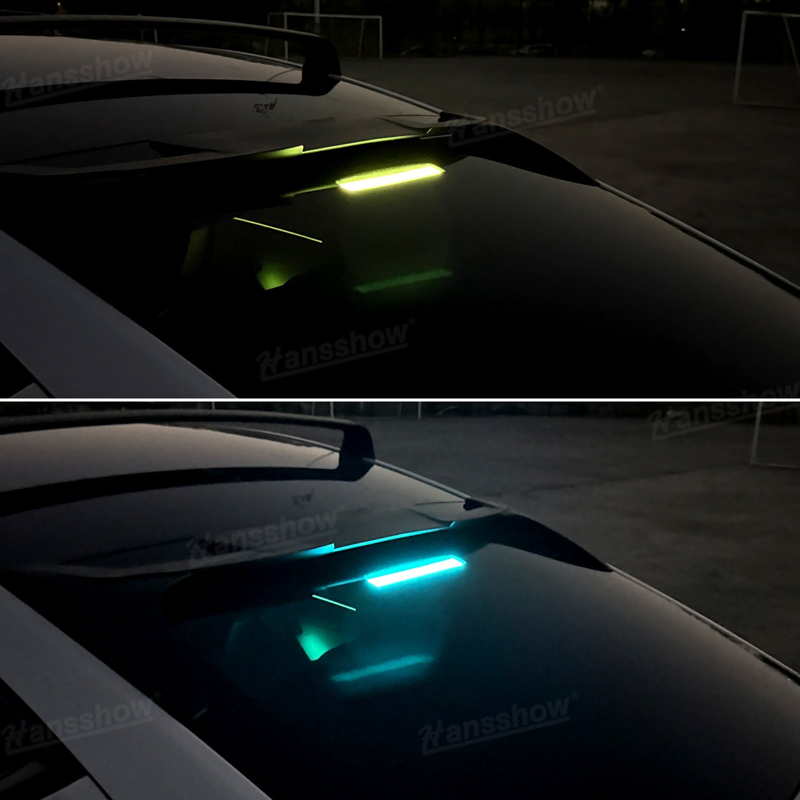 Model Y Juniper Ambient Lighting with vehicle in motion