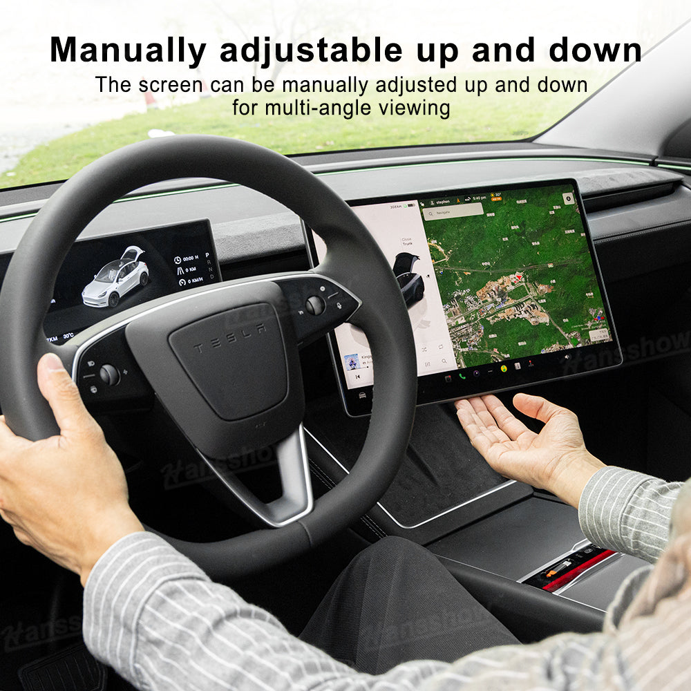 Power Swivel Mount for Tesla Model Y angle adjustment feature