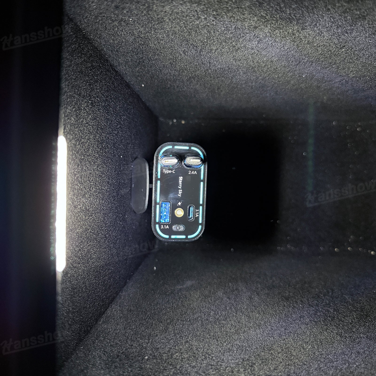 4-in-1 Charging Hub 120W Fast Charging Retractable Cable Hub with Starry...