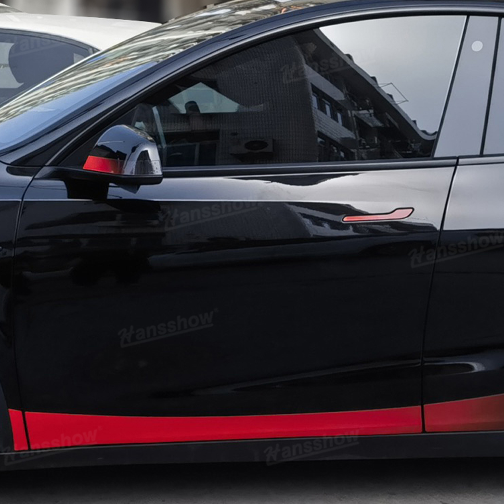 Model Y Juniper Exterior Vinyl Wrap Side Vinyl Sticker Decal - color detail
