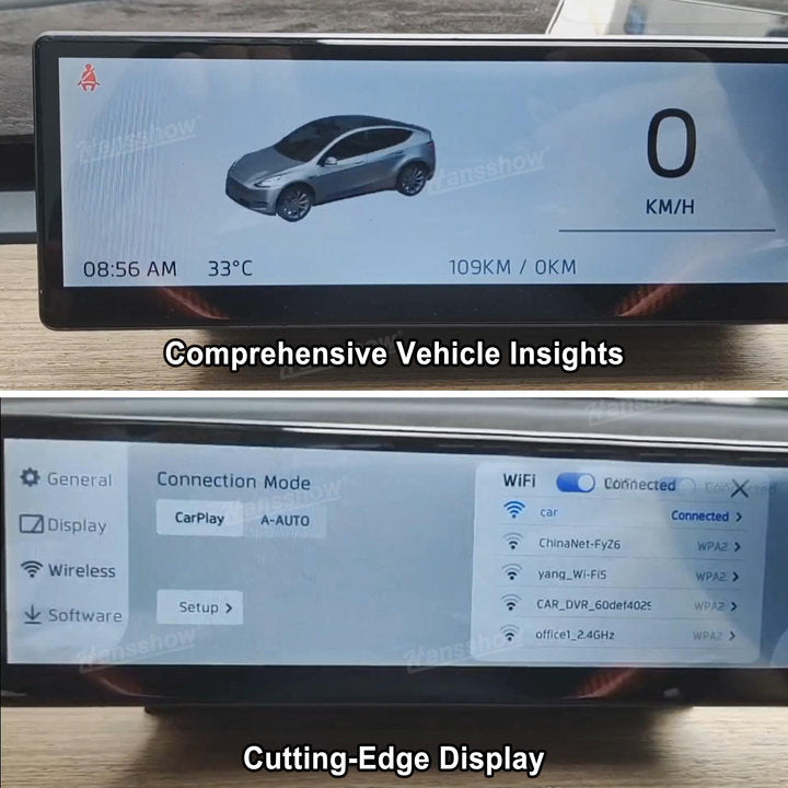 Tesla Model 3/Y APEX Touch Screen with vibrant visuals