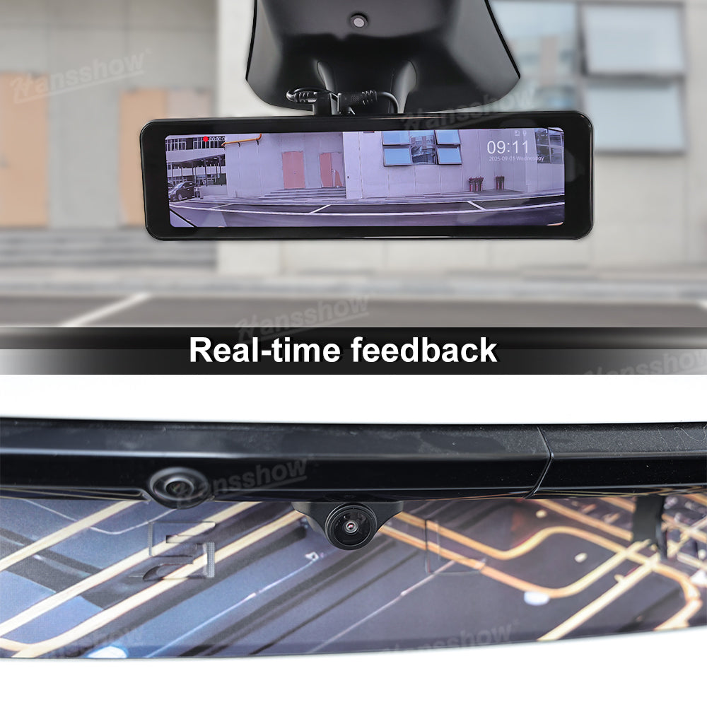 Model Y Juniper Rearview Mirror 10 Inch Dash Cam weather performance
