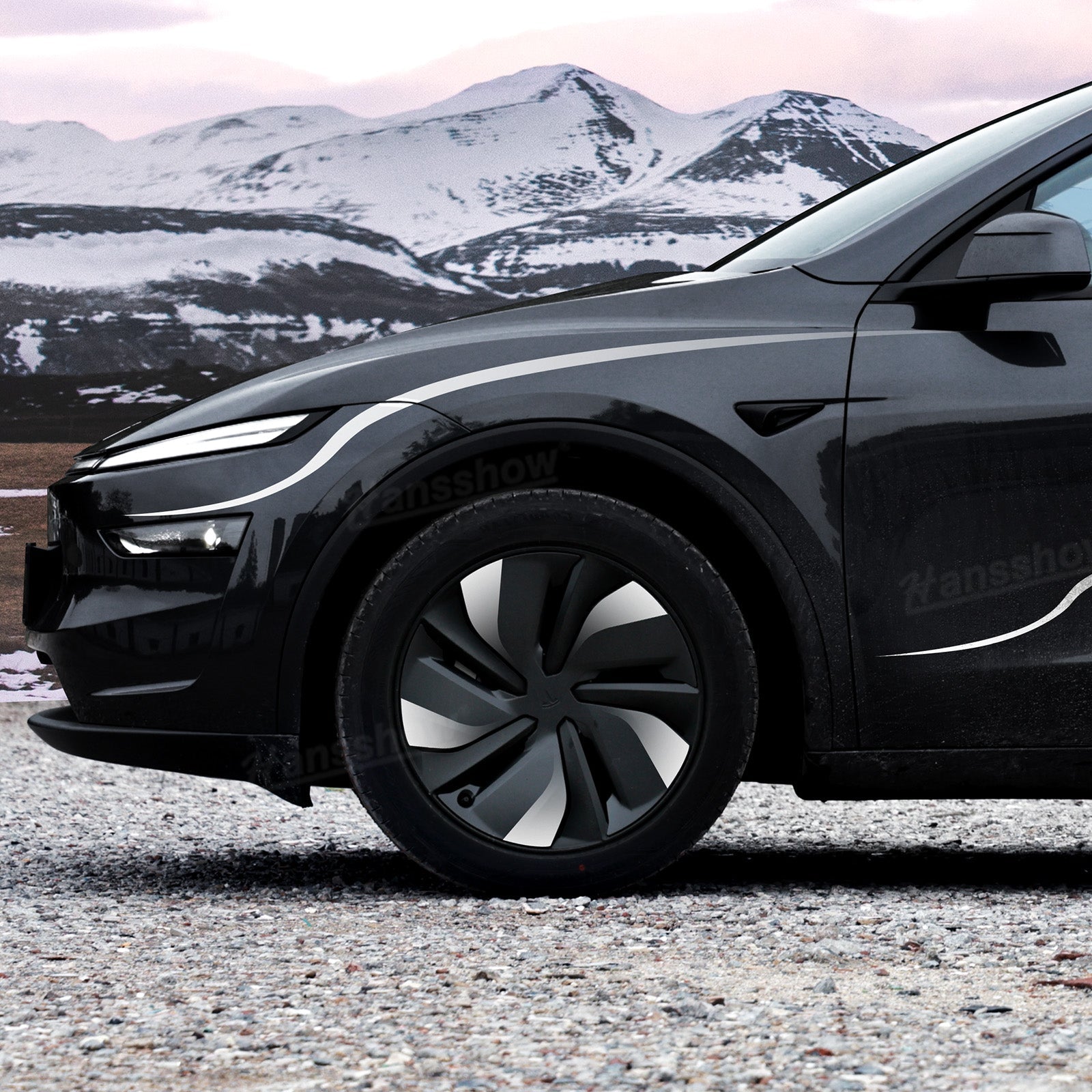 Model Y Juniper Custom Stripe Decal Kit with Interactive Line Style