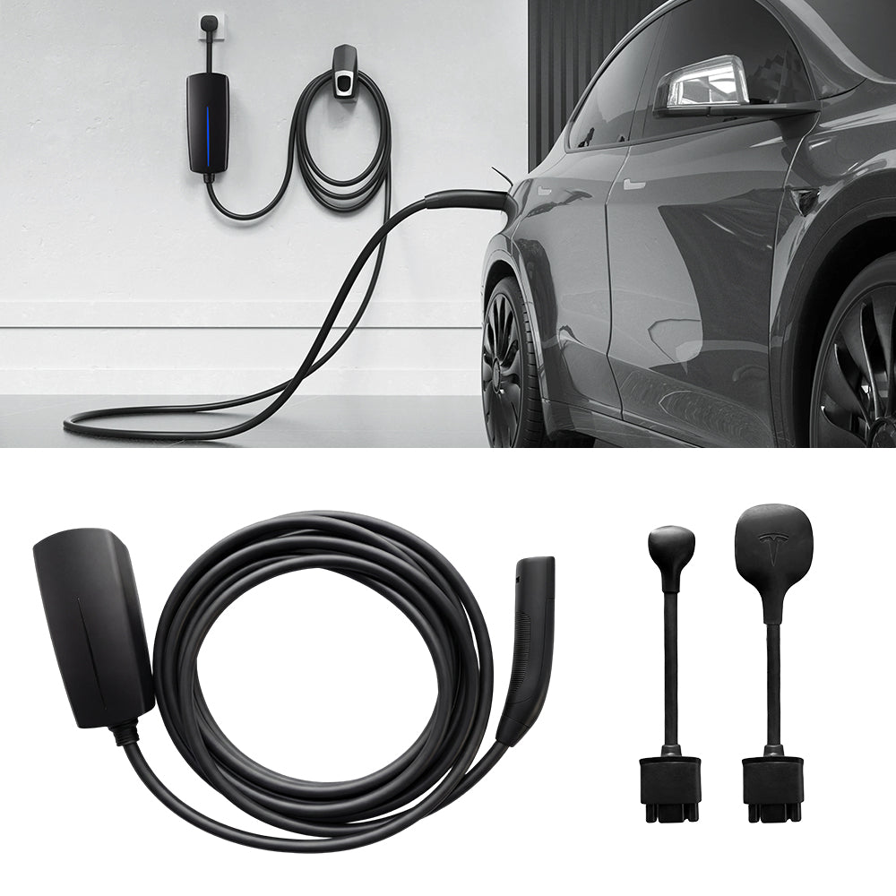 NACS Portable Mobile Connector 40A with NEMA 5-15 & 14-50 Plug OEM-Style for...