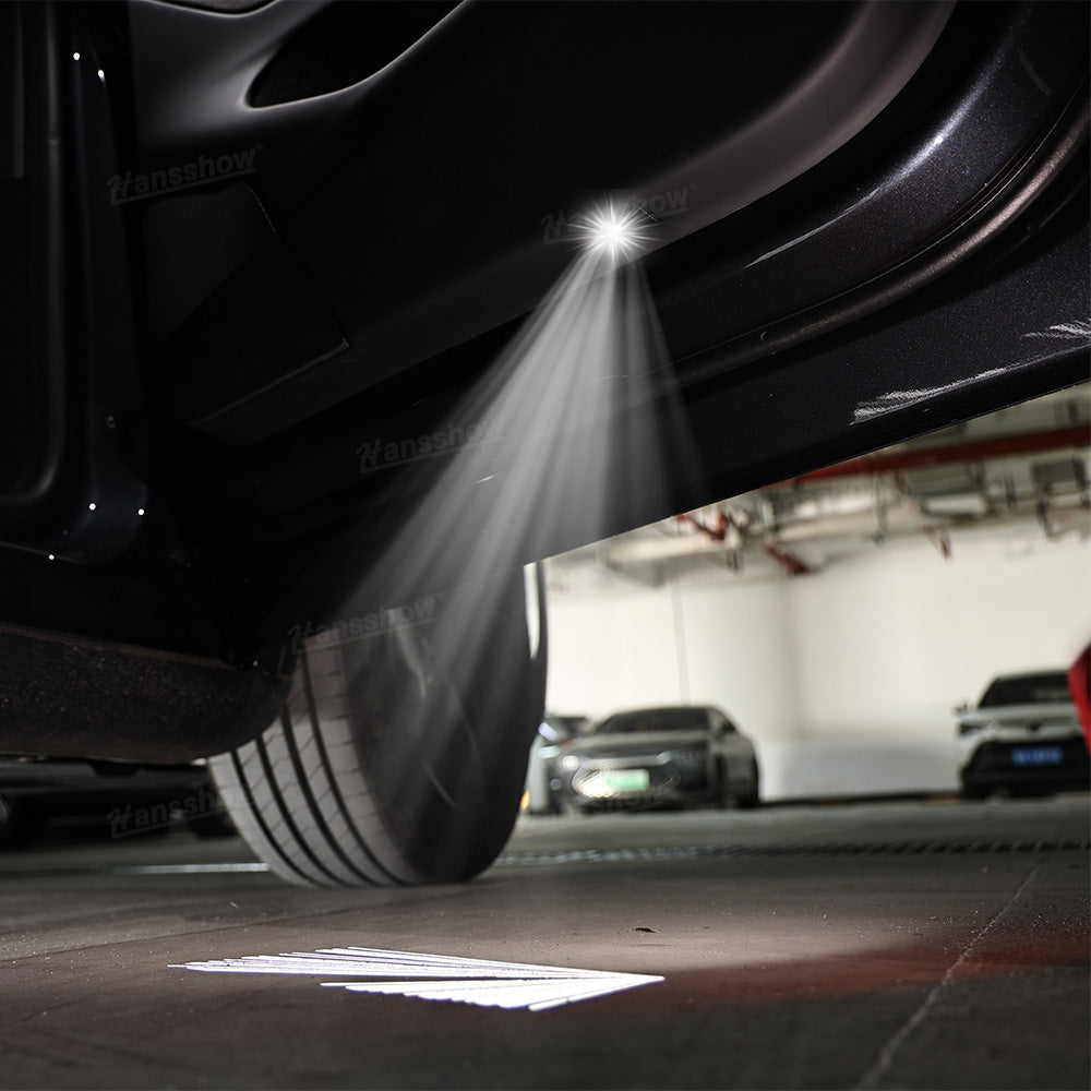 Model 3&Y Welcome Light Launch Series Door Projector Lamps for Tesla Model Y - angle view