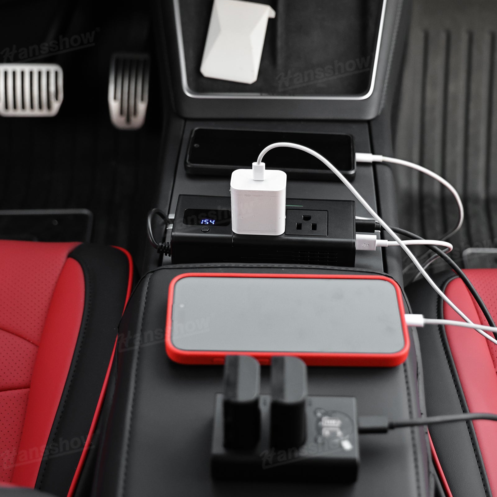 200W Power Inverter for Model Y/Y Juniper & Model 3/3 Highland DC 12V To...