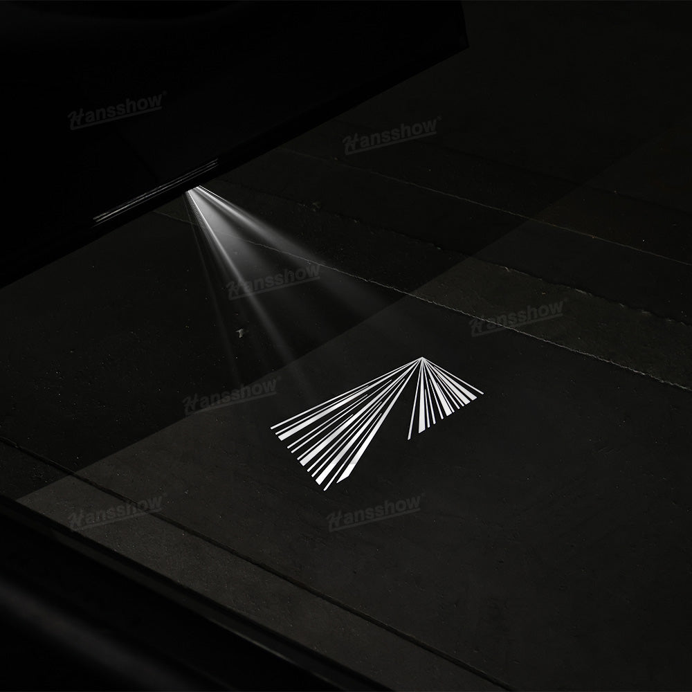 Model 3&Y Welcome Light Launch Series Door Projector Lamps for Tesla Model Y - illuminated logo