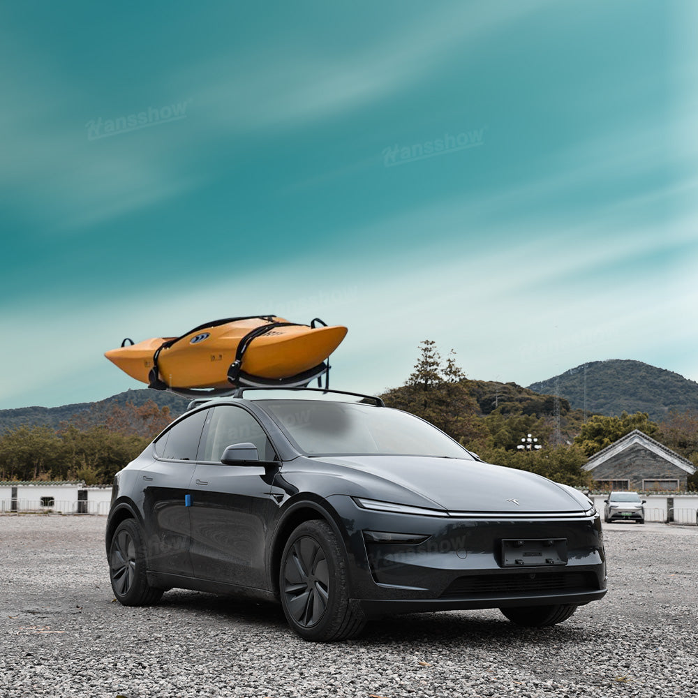 Model Y Juniper Roof Rack Crossbars for Tesla rear view
