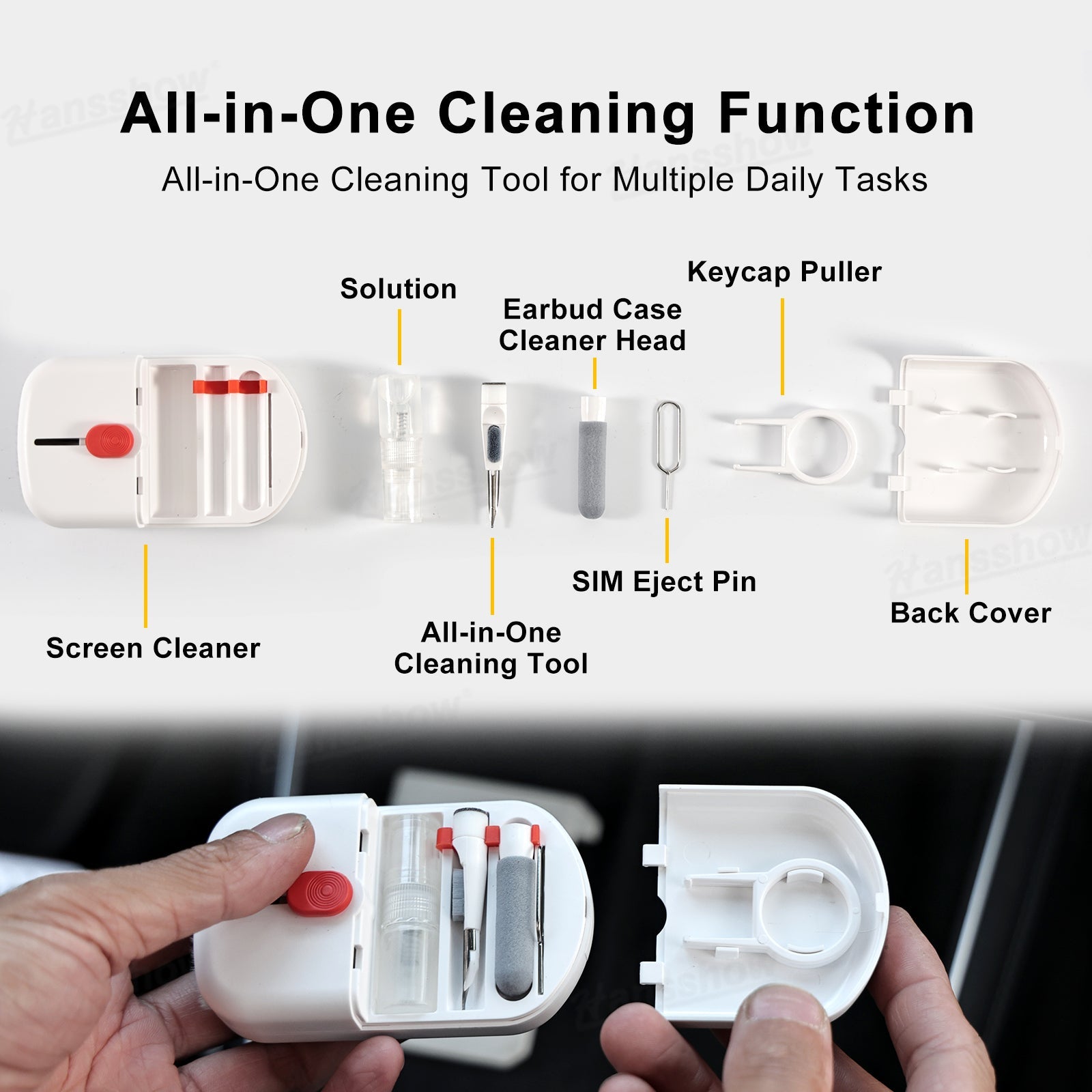 Screen Cleaner for Tesla Center Screen in Tesla Model Y center console