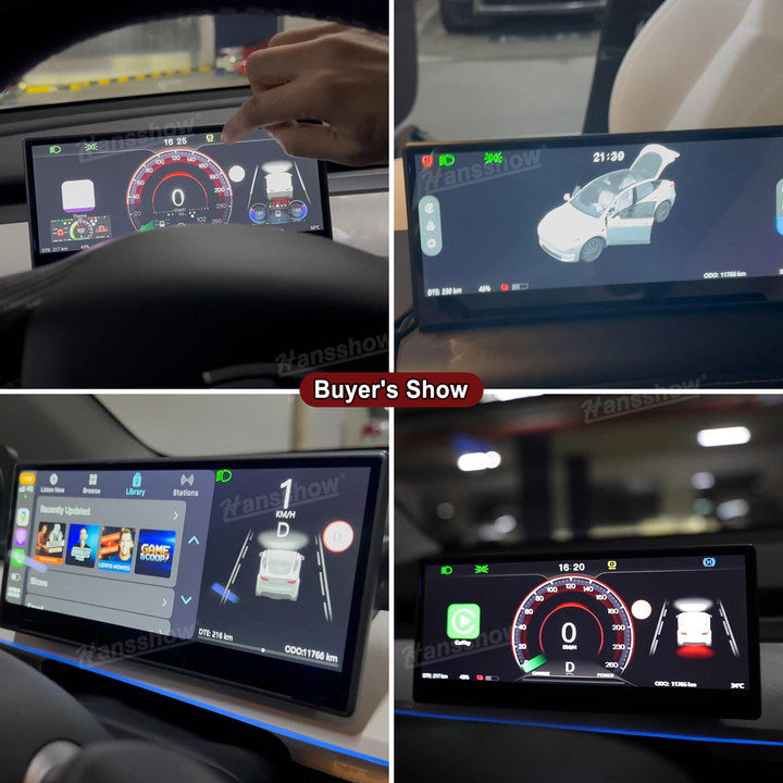 Model 3/Y F9 Touch Screen Smart Dashboard installation process