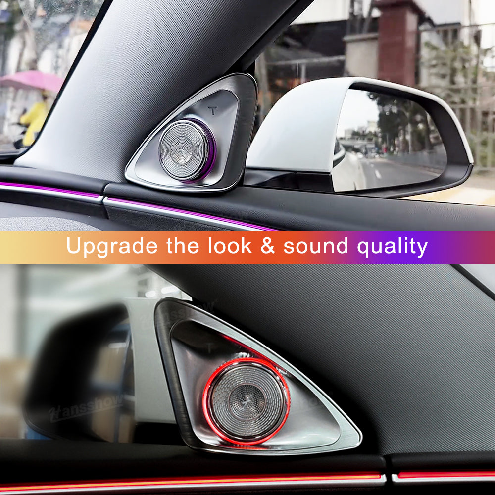 Model Y Rotating Speaker 4D Audio with LED lighting