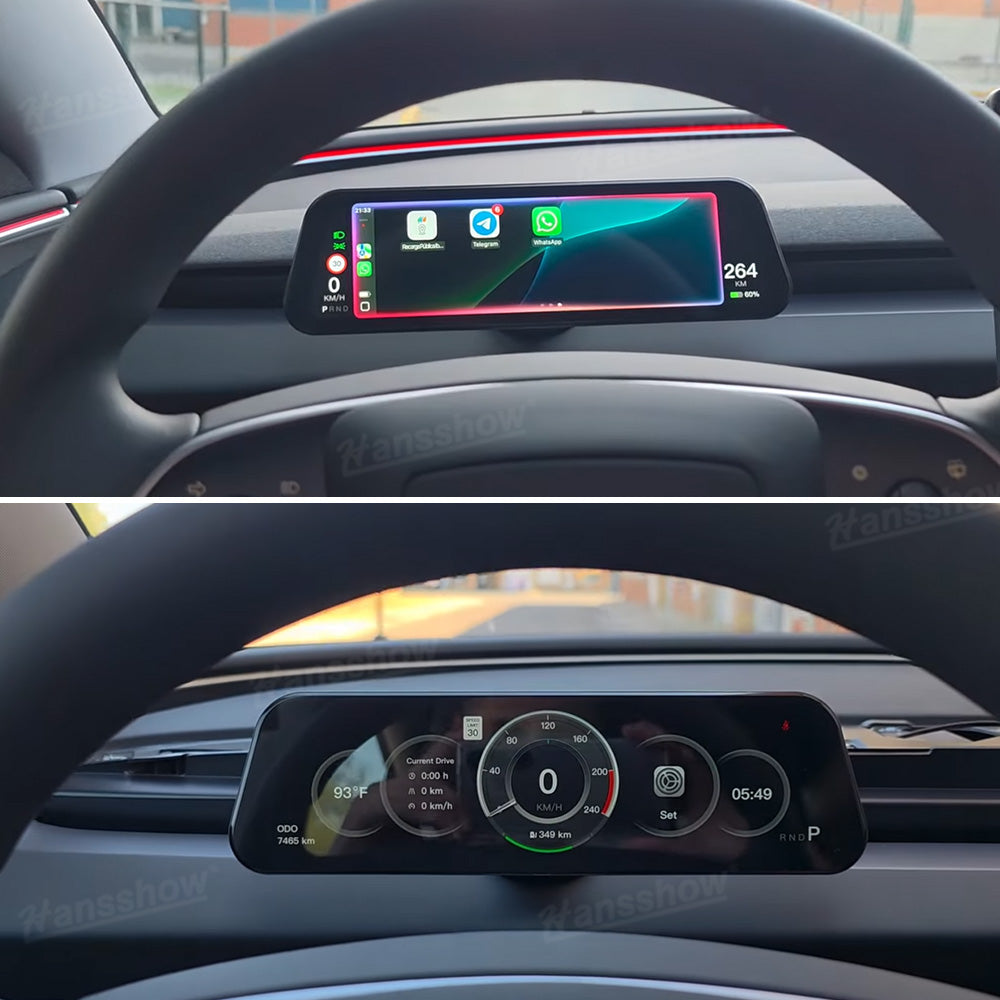 APEX Instrument Cluster for Tesla Model Y - Dashboard integration