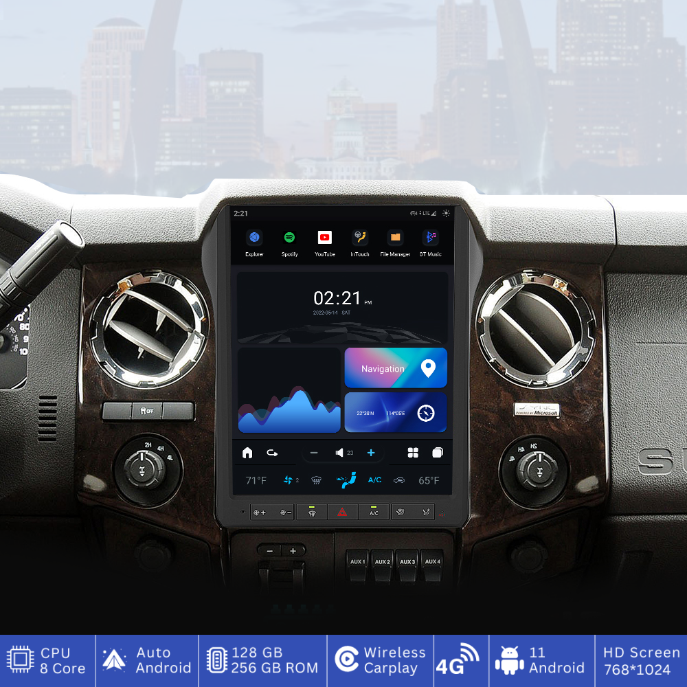 Android 13 Touchscreen for Ford F250/350/450/650 super duty