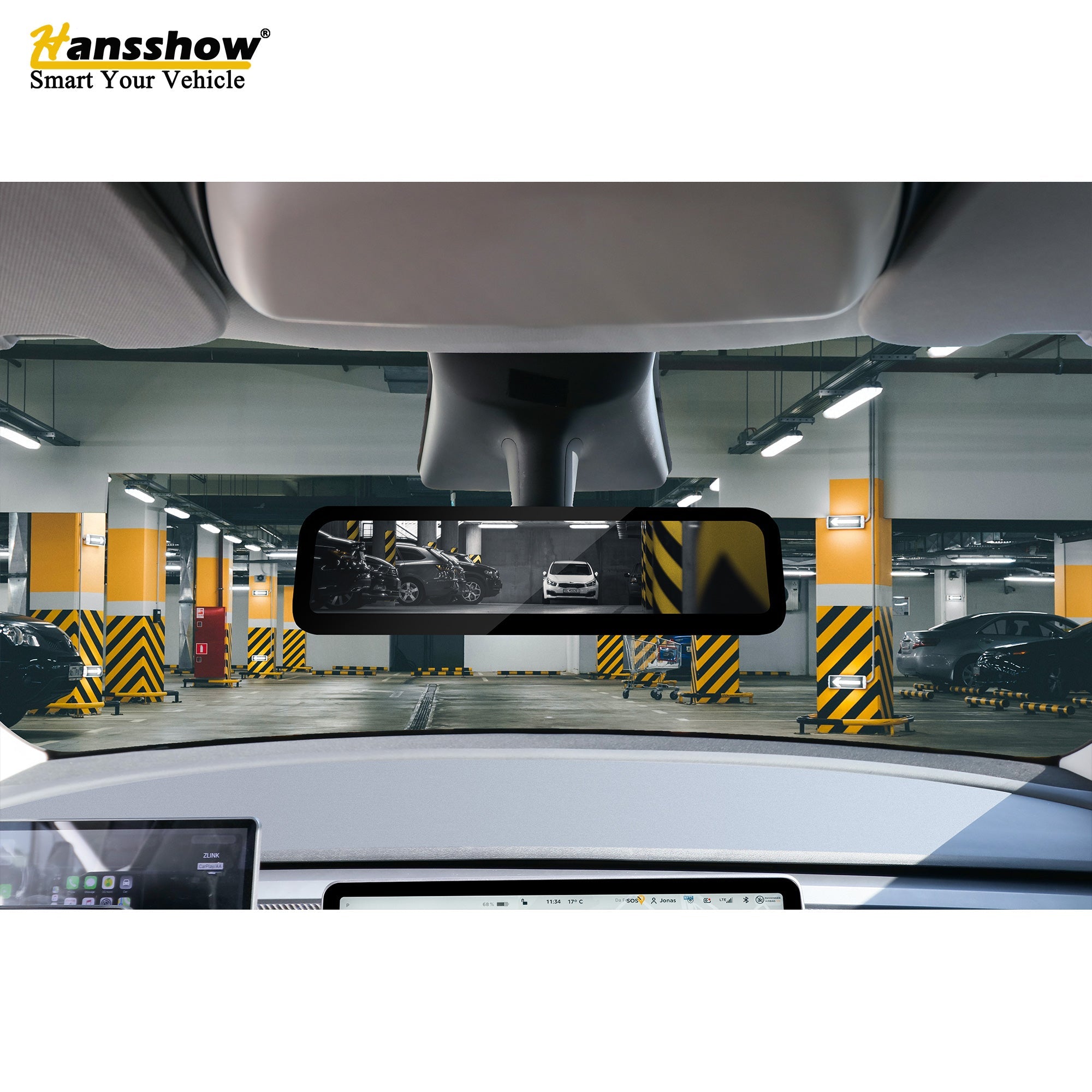 Model 3/Y Streaming Rearview Mirror Carmera Dashcam for Tesla Model Y