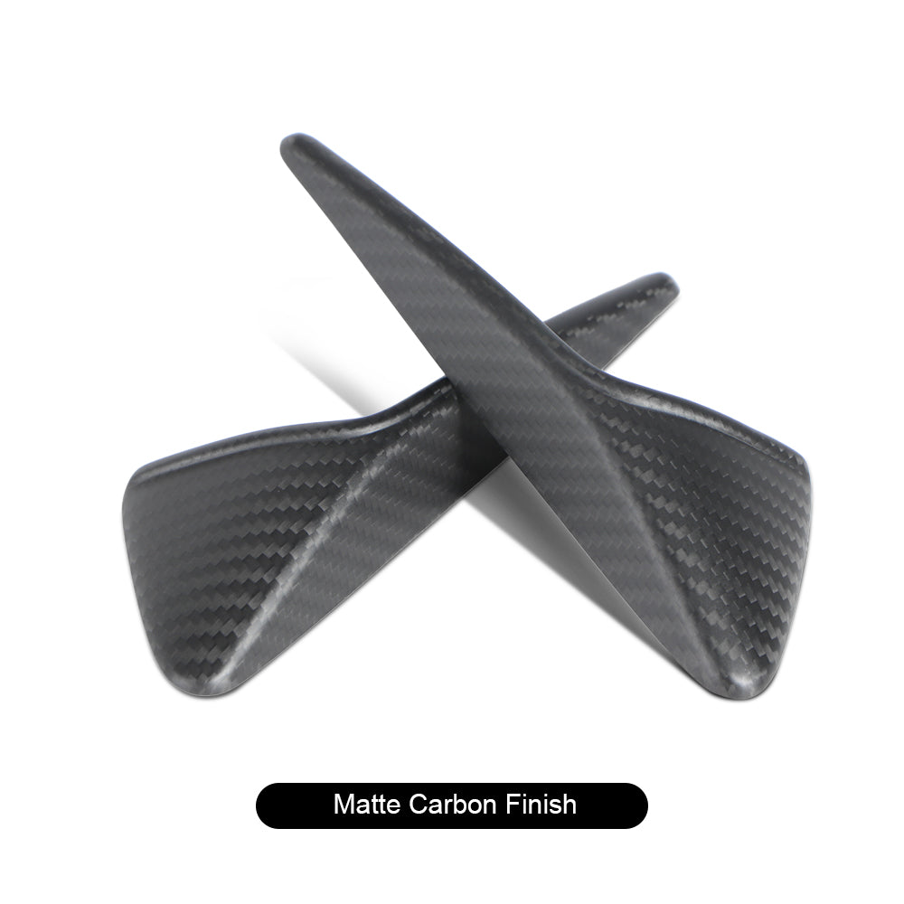 Model Y Juniper Real Carbon Fiber Kit side camera turn view