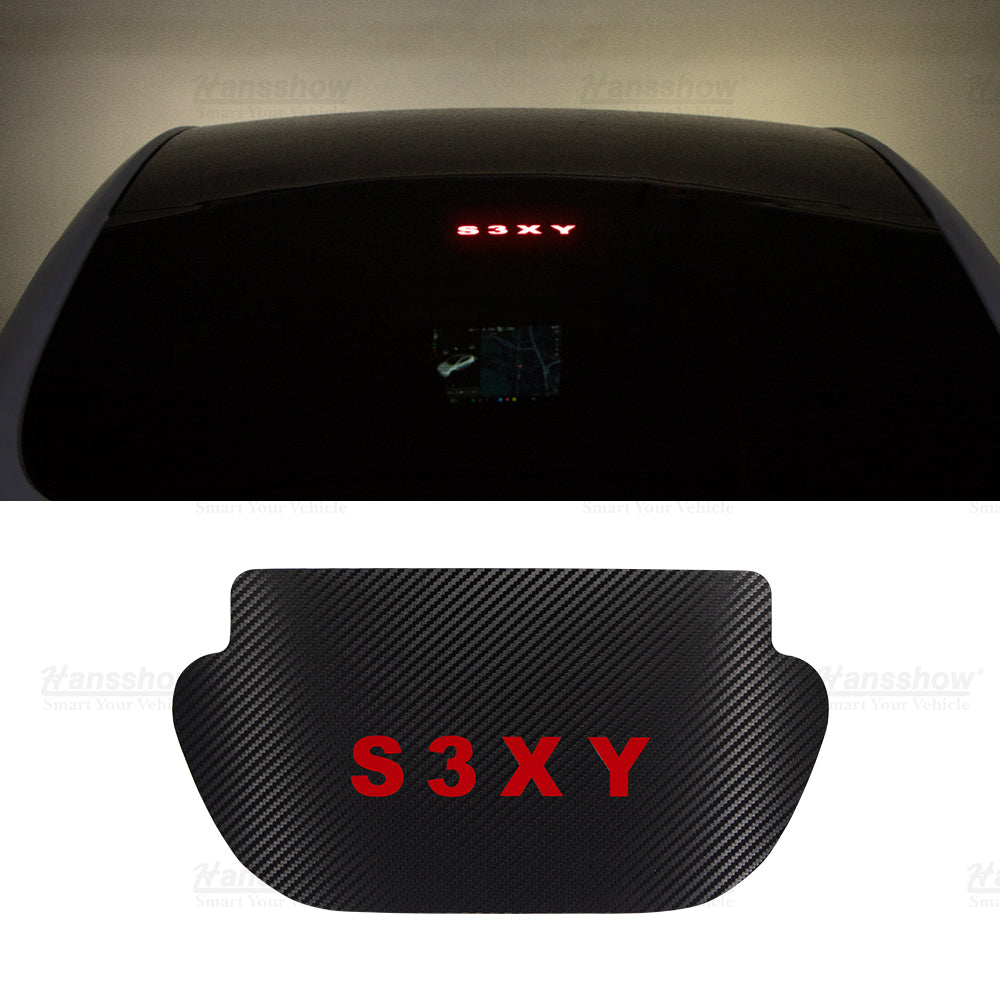 High-mounted Lamp Garnish For Tesla Model 3 & Model Y - different style options