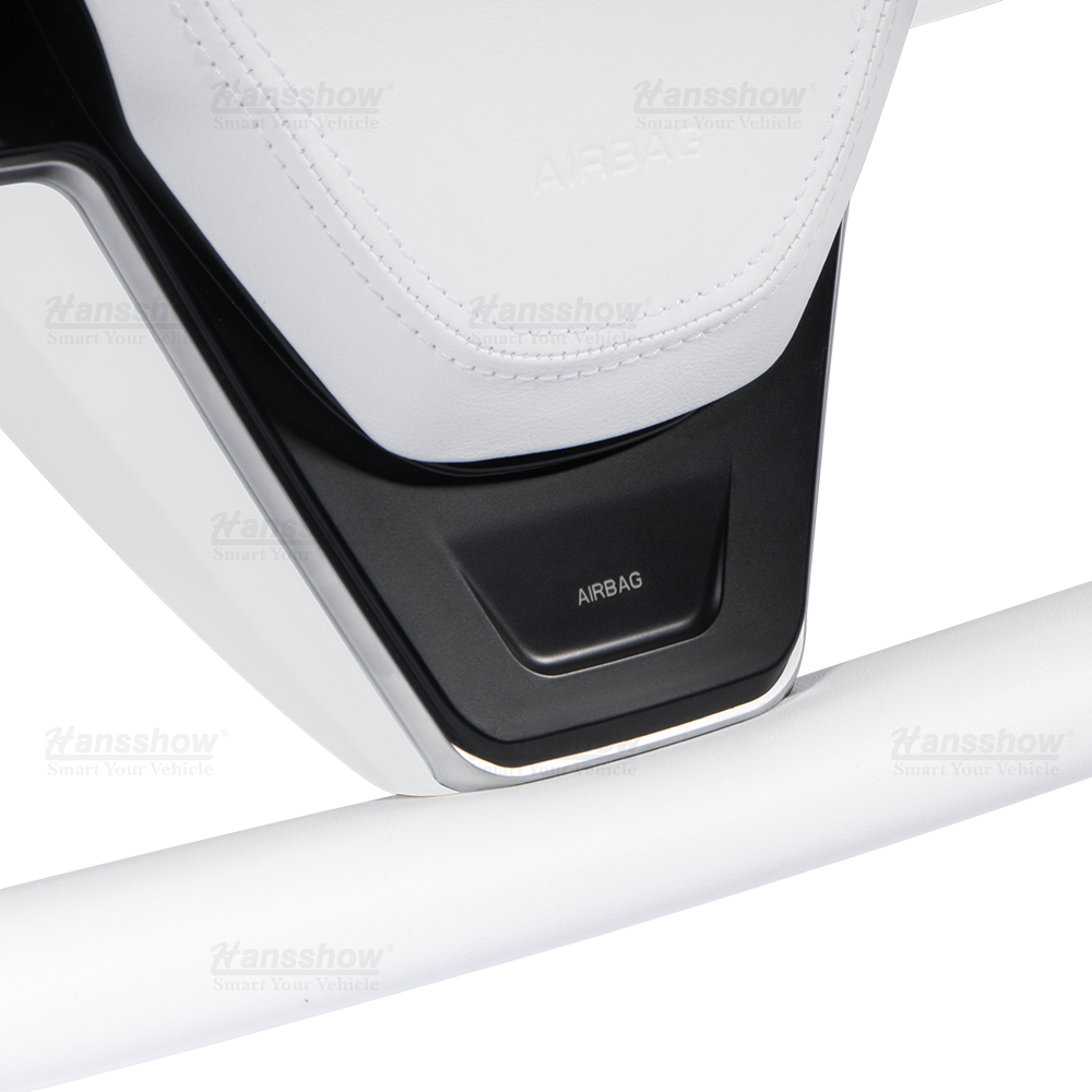 Tesla Model 3/Y Yoke Steering Wheel from passenger side - stylish upgrade