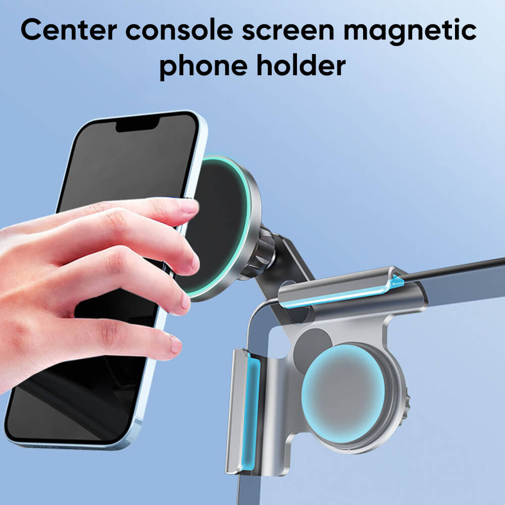 Dual 360° Rotating Magnetic Phone Holder - adjustable rotation detail