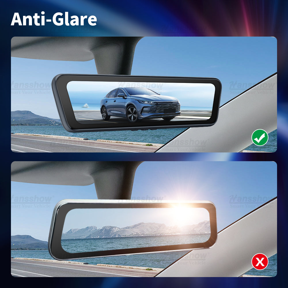 Model 3/Y/Y Juniper 8.2” Live Streaming Rear View Mirror with Chassis Camera