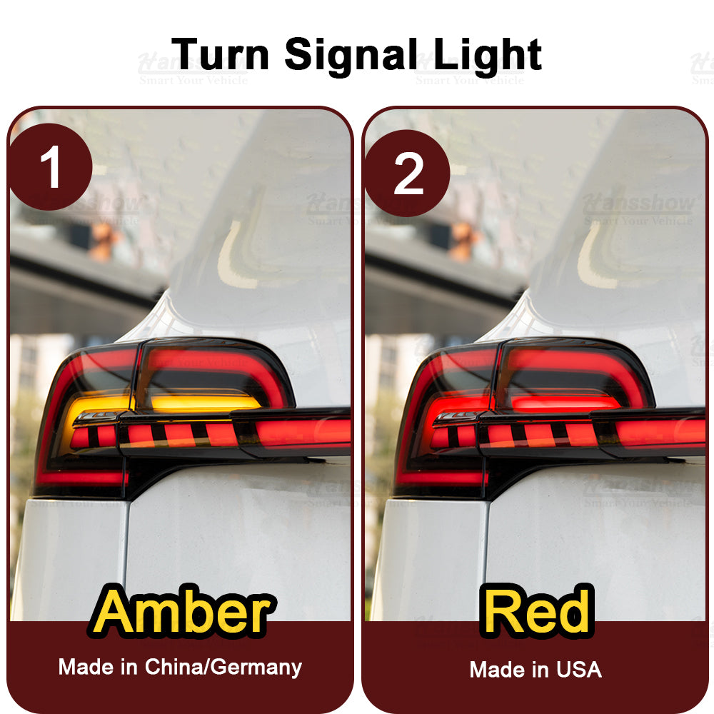 Model 3 Red Starlink Full-Width Strip Tail Light for Tesla Model Y - installation process