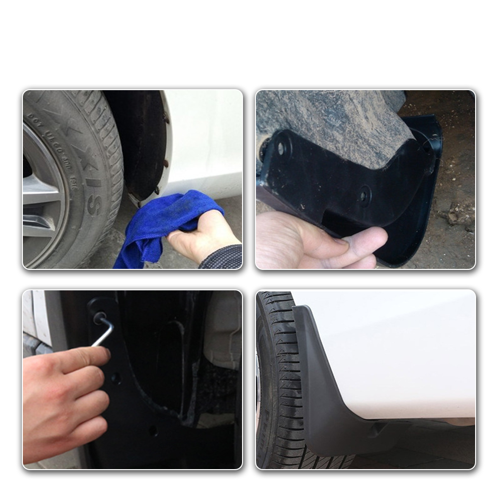 Model Y Juniper Fender Mud Flaps installed view