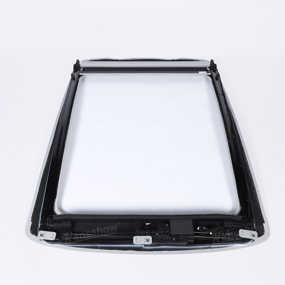 Model Y Juniper Power Sunshade from the side angle