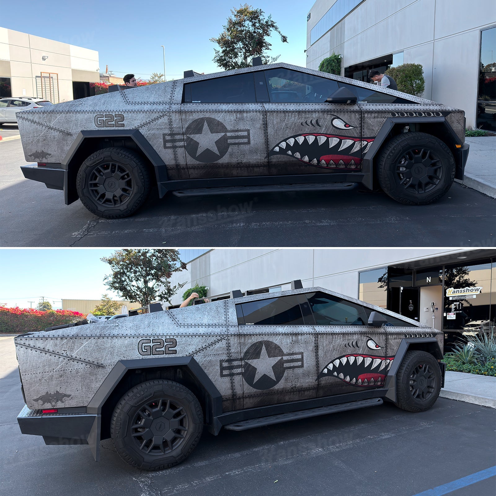 Paint Protection Film Installation - Outdoor Setting