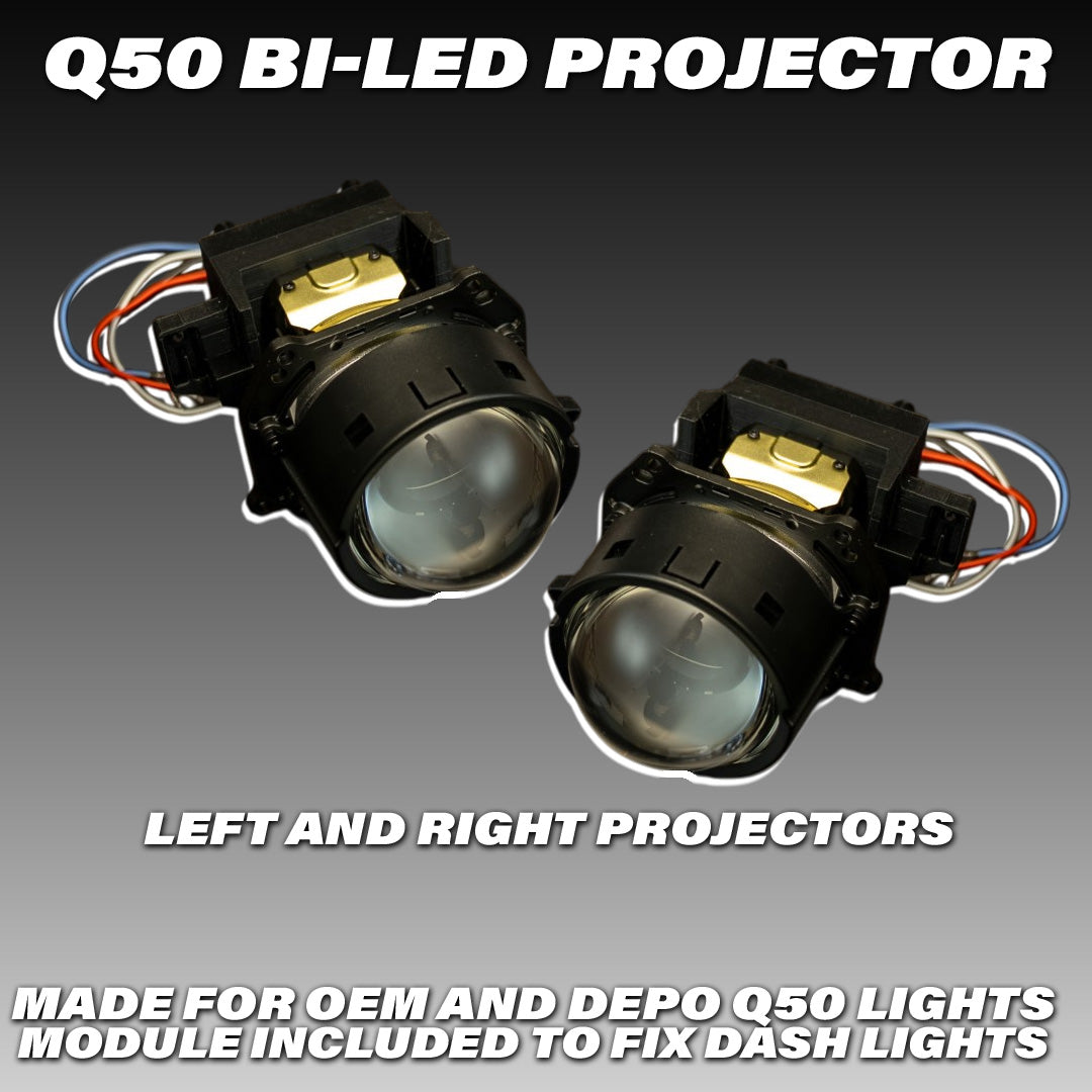 Q50 Bi-LED Projectors Kit (Not AFS compatible)