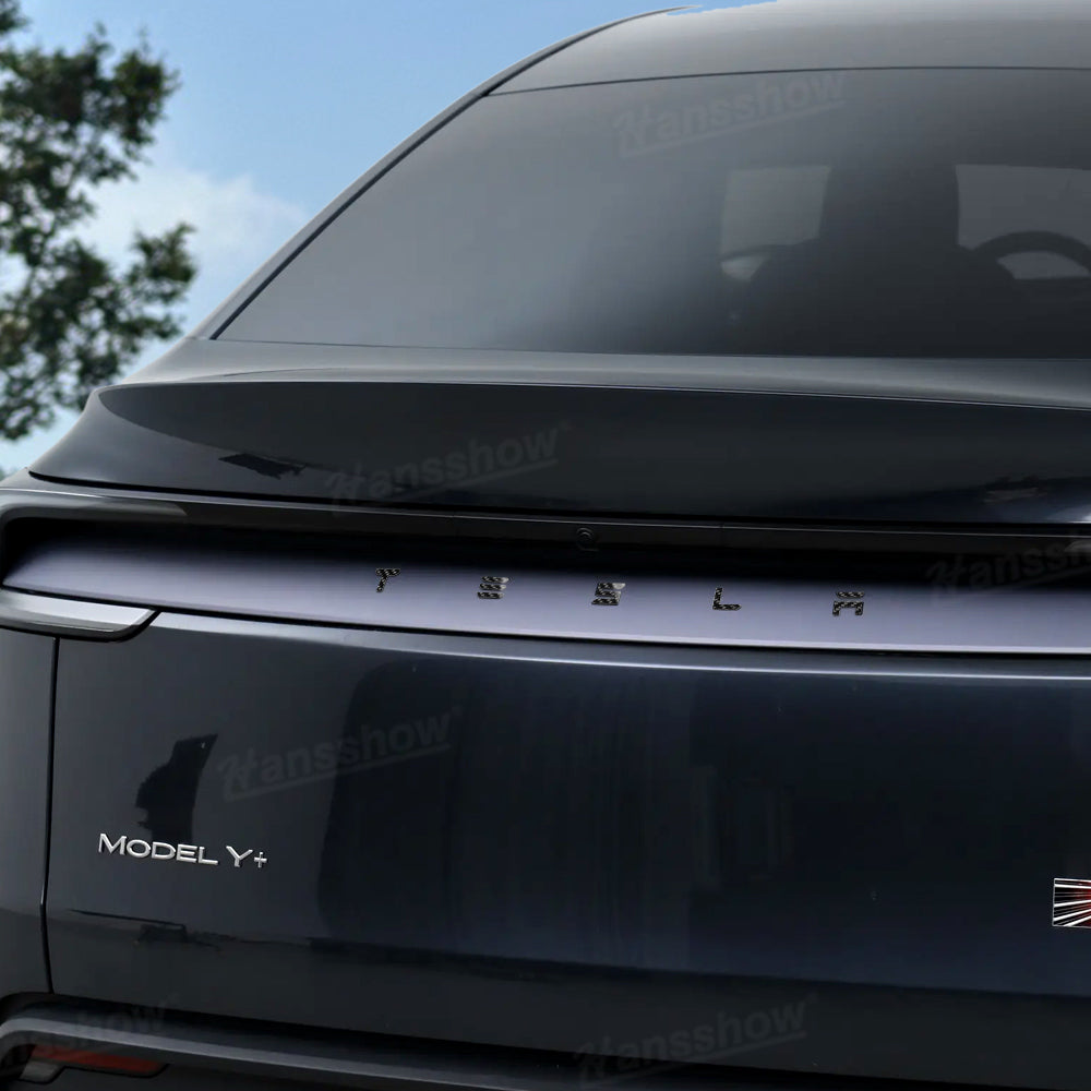 Model Y Juniper Carbon Fiber Emblem matte finish