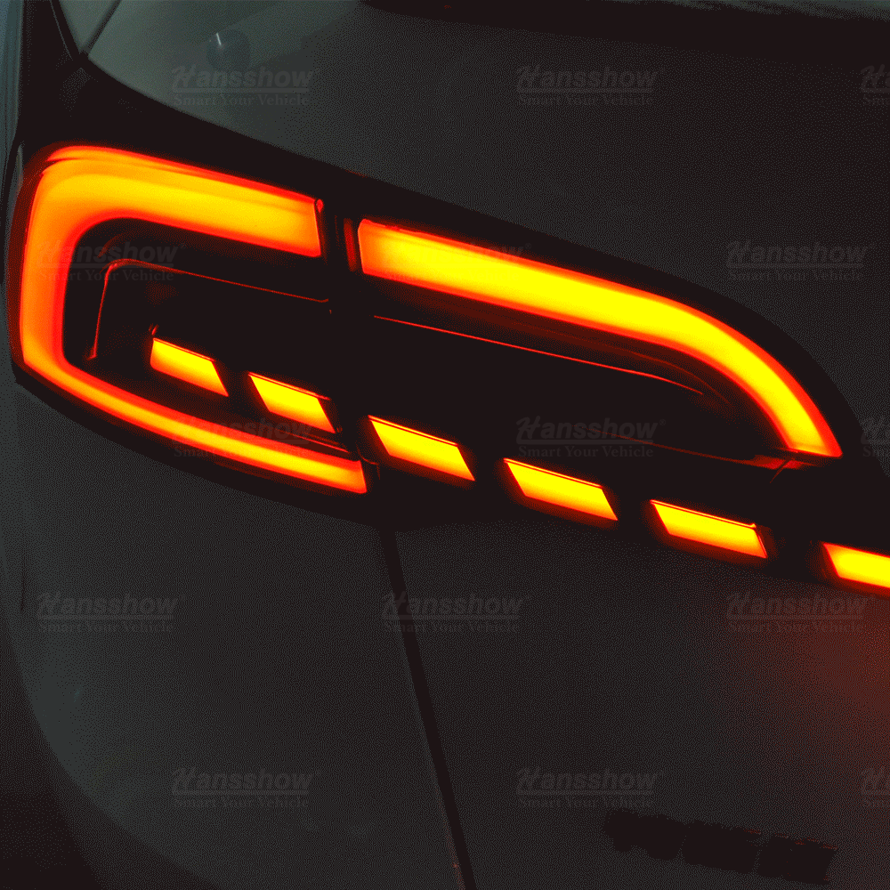 Model 3/Y Starlink Full-Width Strip Tail Light for Tesla Model Y - Installed view