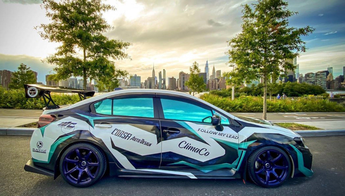Reflective Window Tint — Bellagio Blue